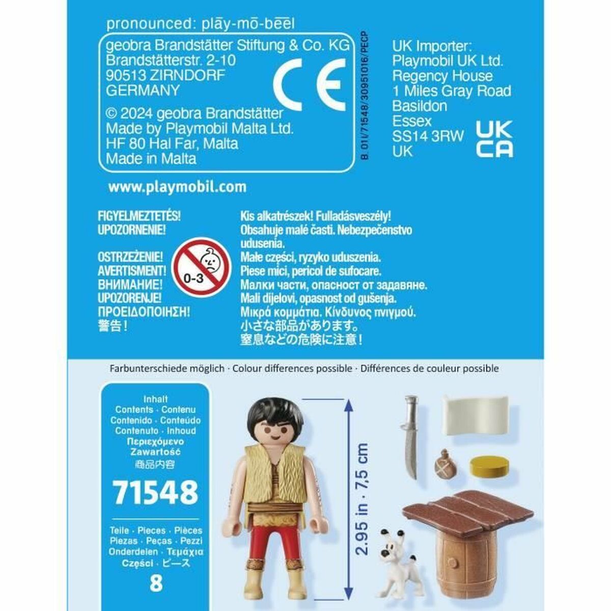 Playset Playmobil Asterix 71548 8 Kusy